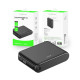 Rixus RXPB25 Compact Powerbank Digital Display 20.000 mAh Black