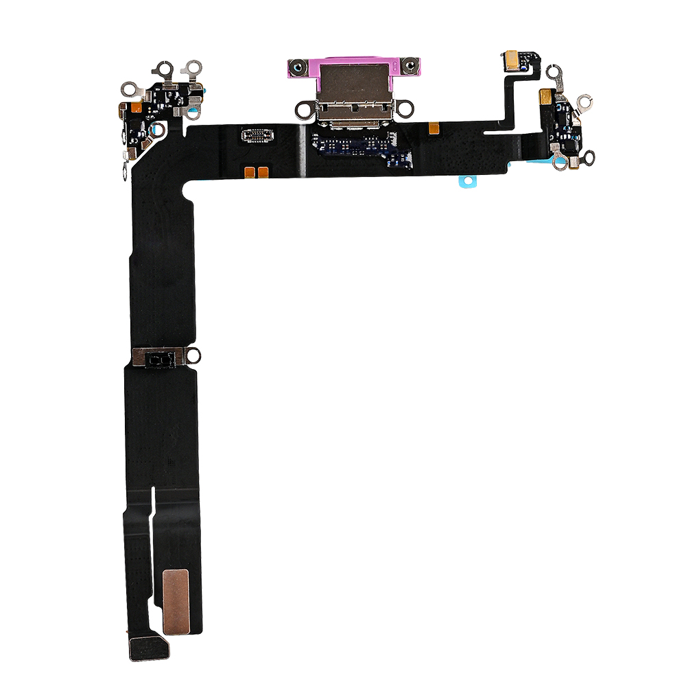 For iPhone 16 Plus System Charging Board Pink