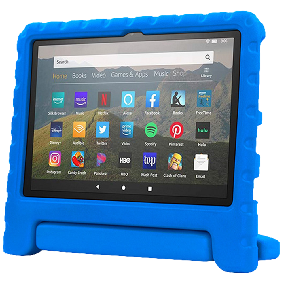 Rixus RXTC06 Tablet Kids Case For iPad Air 1, 2, 5, 6, 7, Pro 9.7'' Blue