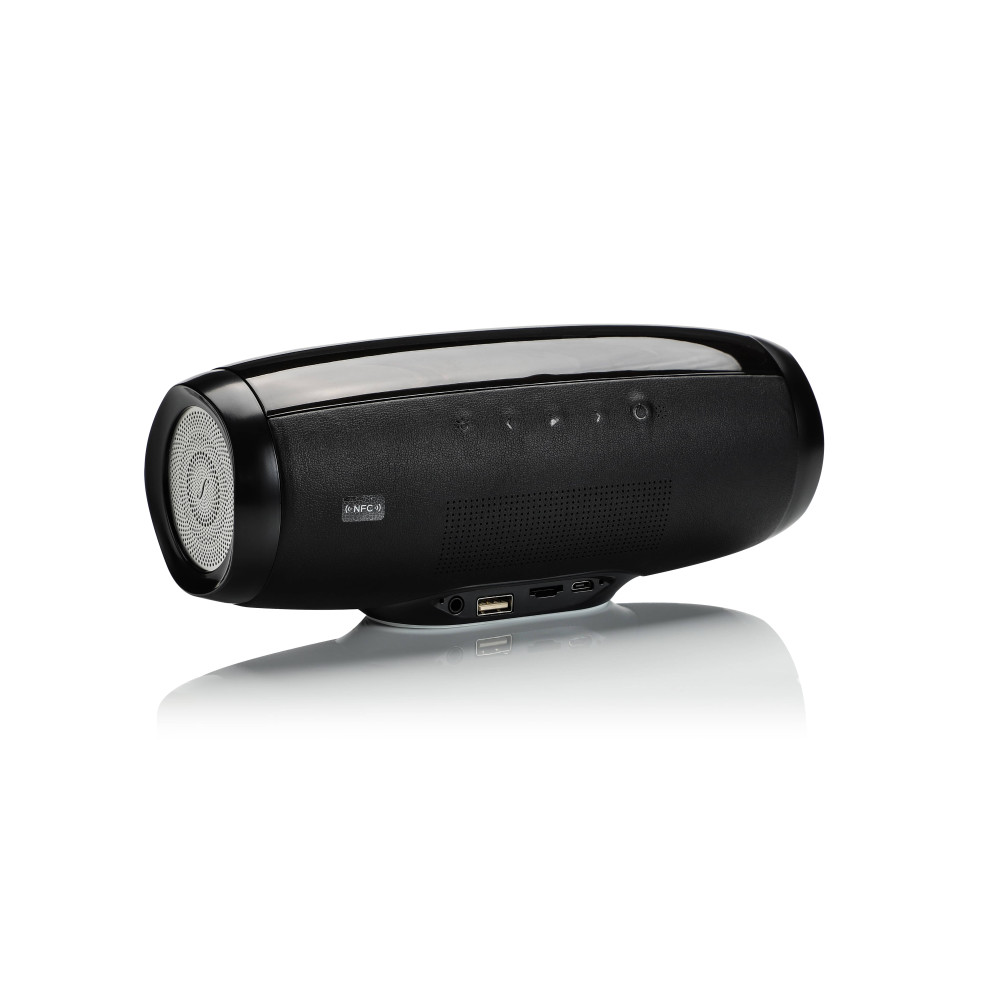 Rixus Flashing Led Bluetooth Speaker RXBS16 - Black