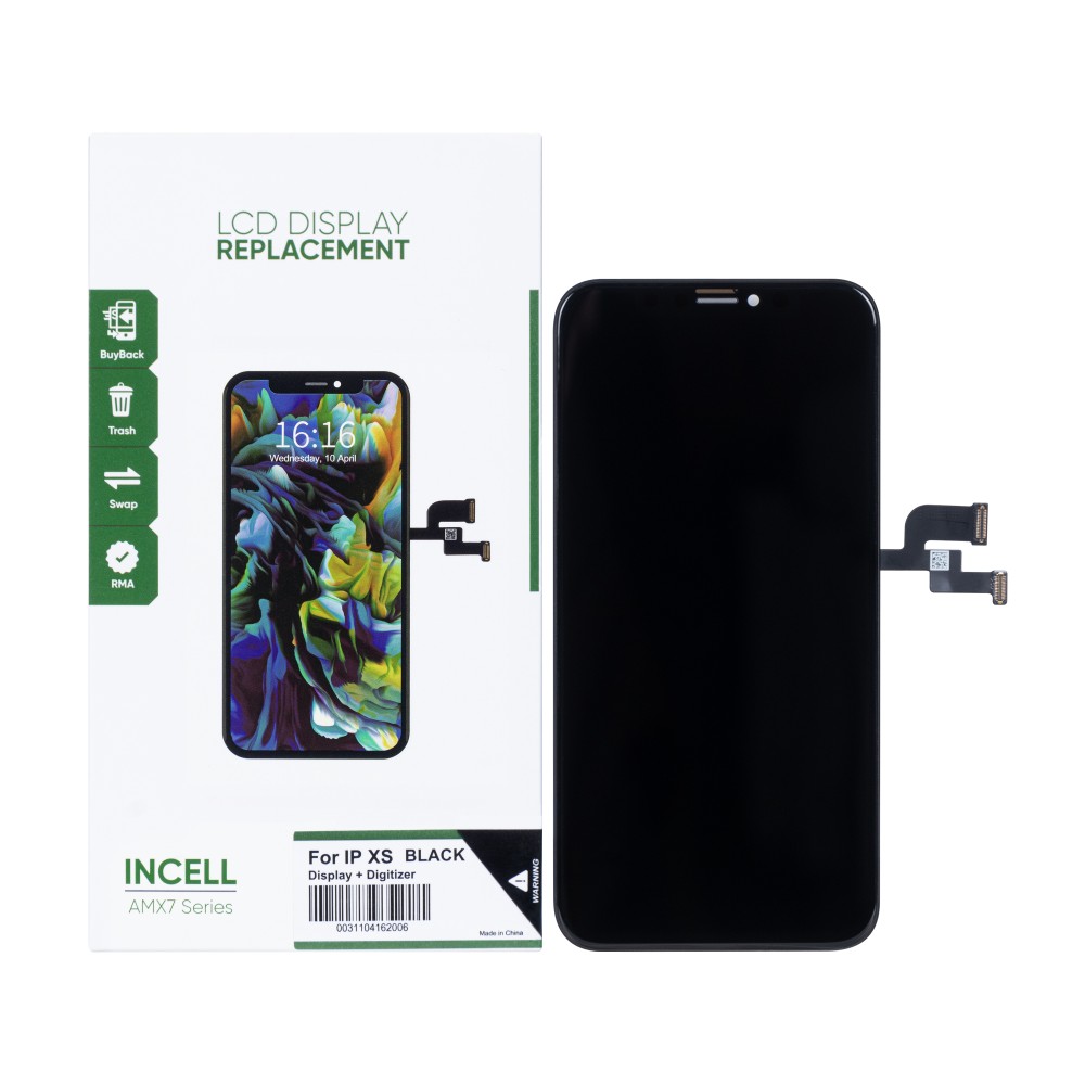 iPhone XS Display + Digitizer Top Incell Quality - Black