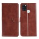 Rixus Bookcase For Samsung Galaxy A21s A217F Brown