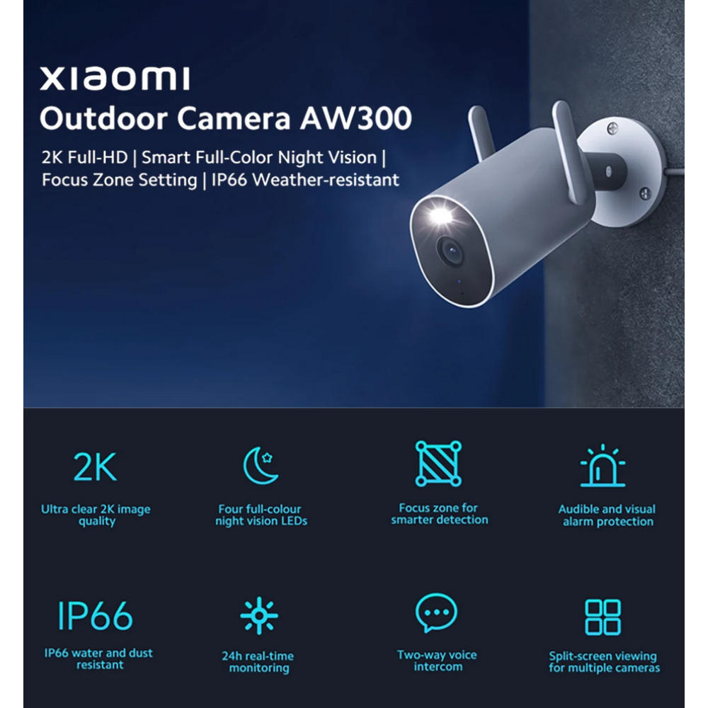 Xiaomi Outdoor Camera 2K Full HD AW300