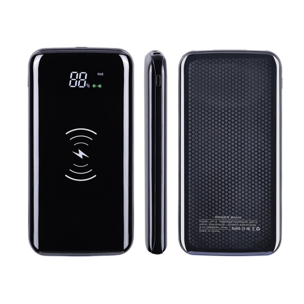 Rixus RXPB53A Large Capacity Powerbank With Wireless Charging 10000mAh 15W
