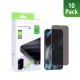 Rixus Privacy Full Curved Edge Tempered Glass For iPhone 12 Mini (10-Pack)
