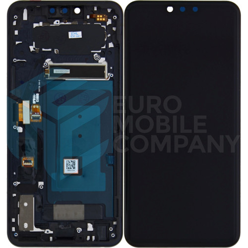 LG G8 Thinq Display + Digitizer + Frame - Black