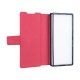 Rixus Wallet Case For Samsung Galaxy Z Fold 6 With Pen Holder Red