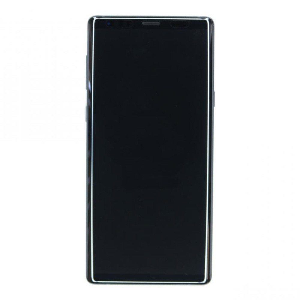 Samsung Galaxy Note 9 (SM-N960F) OEM Display + Frame, Replacement Glass - Midnight Black