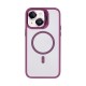 Rixus Classic 03 Case With MagSafe For iPhone 14 Dark Pink