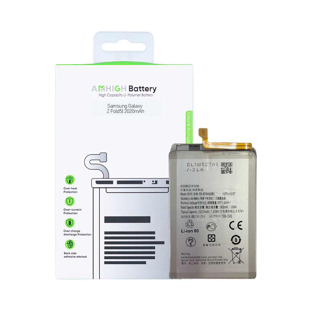 Samsung Galaxy Z Fold5 (SM-F946B) Main Battery EB-BF946ABY – 2020 mAh (AMhigh Premium)