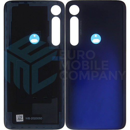 Motorola Moto G8 Plus (XT2019) Back Cover Dark Blue Without Lens + Adhesive 5S58C15537 Service Pack