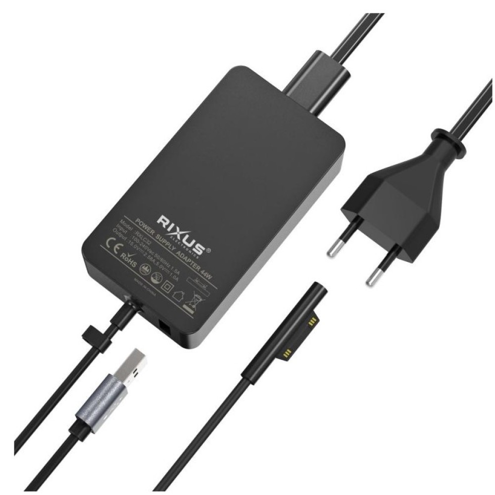 Rixus RXLC32 Microsoft Surface Charger 44W