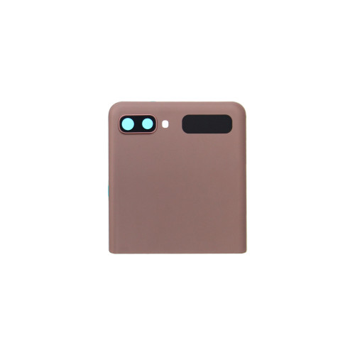 Samsung Galaxy Z Flip 5G (SM-F707B) Battery cover top + Back LCD (GH96-13806B) - Mystic bronze