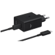 Samsung Charger 50W 2 ports (USB-C) With Cable Type-C To Type-C Black Service Pack EP-T5020XBEGEU