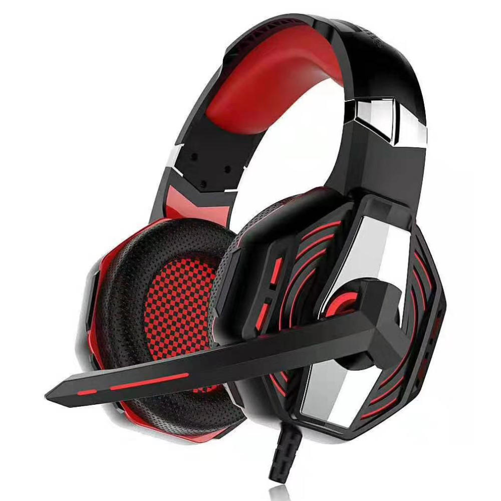 Gaming Headset Akorn OK3000 With Microphone - Red