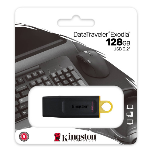 Kingston 128GB USB3.2 Gen1 DataTraveler Exodia - DTX/128GB