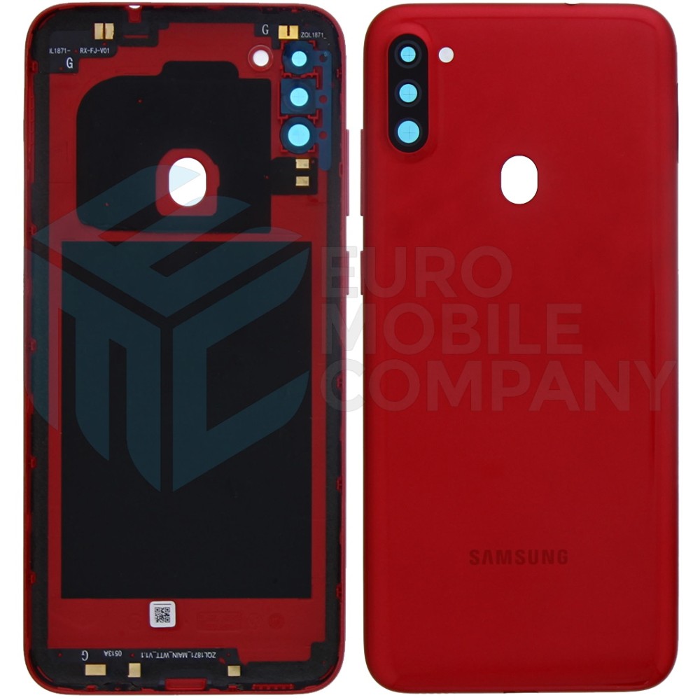Samsung Galaxy A11 A115F Back Cover Red With Lens OEM