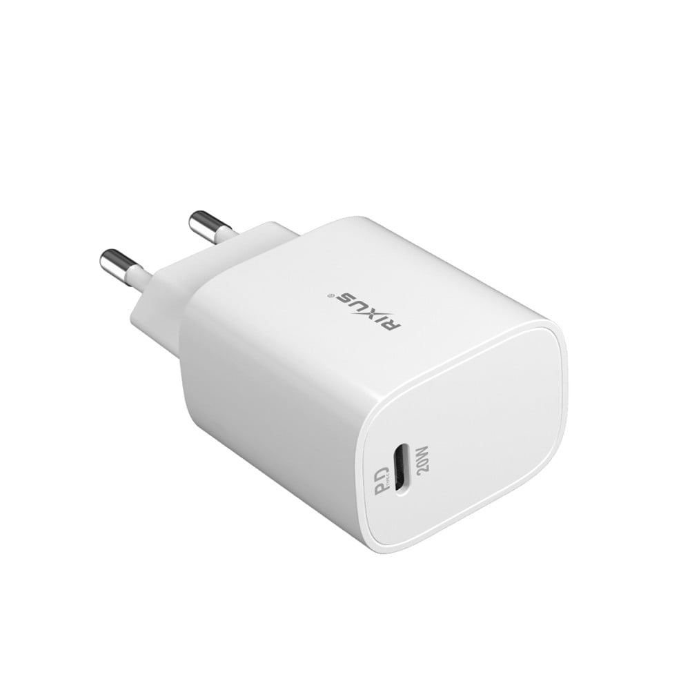 Rixus RX209 Adaptive Fast Charger USB-C 20W White