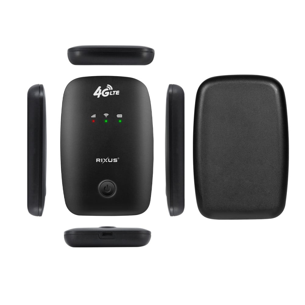 Rixus RXMF01 Wifi Wireless Mobile Hotspot Black