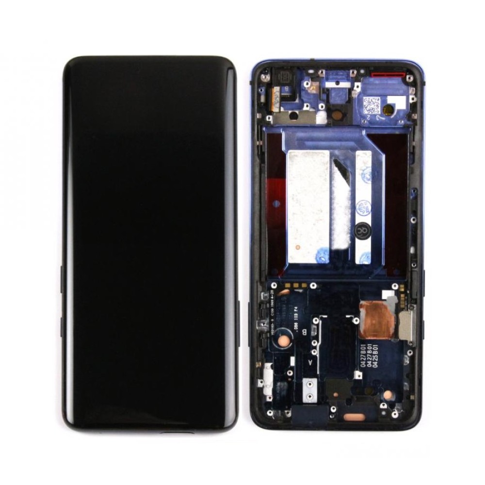 Oneplus 7 Pro / One Plus 7T Pro (OEM) Display Complete With Frame - Nebula Blue