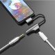 Rixus RXL07 Adapter Charge And Audio Cable For Lightning 11CM