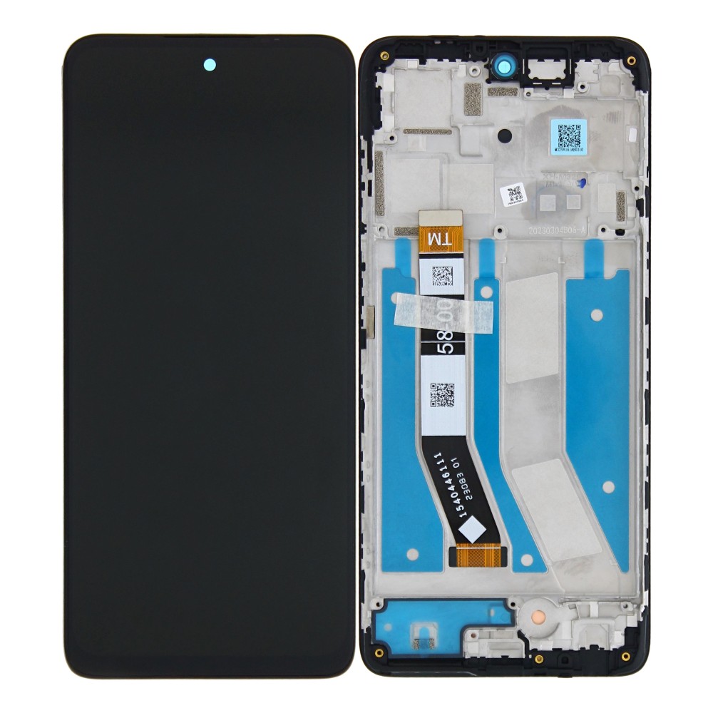 Motorola Moto G73 (XT2237) Display Complete + Frame (5D68C22272) - Midnight Blue