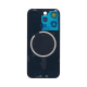 For iPhone 15 Pro Max Extra Glass Blue Titanium (Enlarged Camera Frame) (excl. Logo)