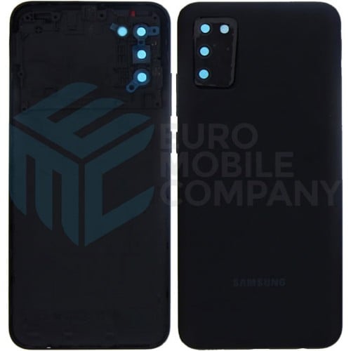 Samsung Galaxy A02s A025F Back Cover Black With Lens OEM