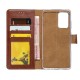 Rixus Bookcase For Samsung Galaxy A01 Core A013F Brown