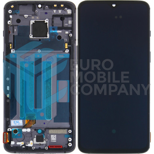 OnePlus 7 (GM1901) Display + Digitizer + Frame OEM - Mirror Grey