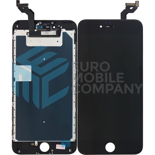 iPhone 6S Plus Display + Digitizer + Metal Plate, Complete OEM Replacement Glass - Black