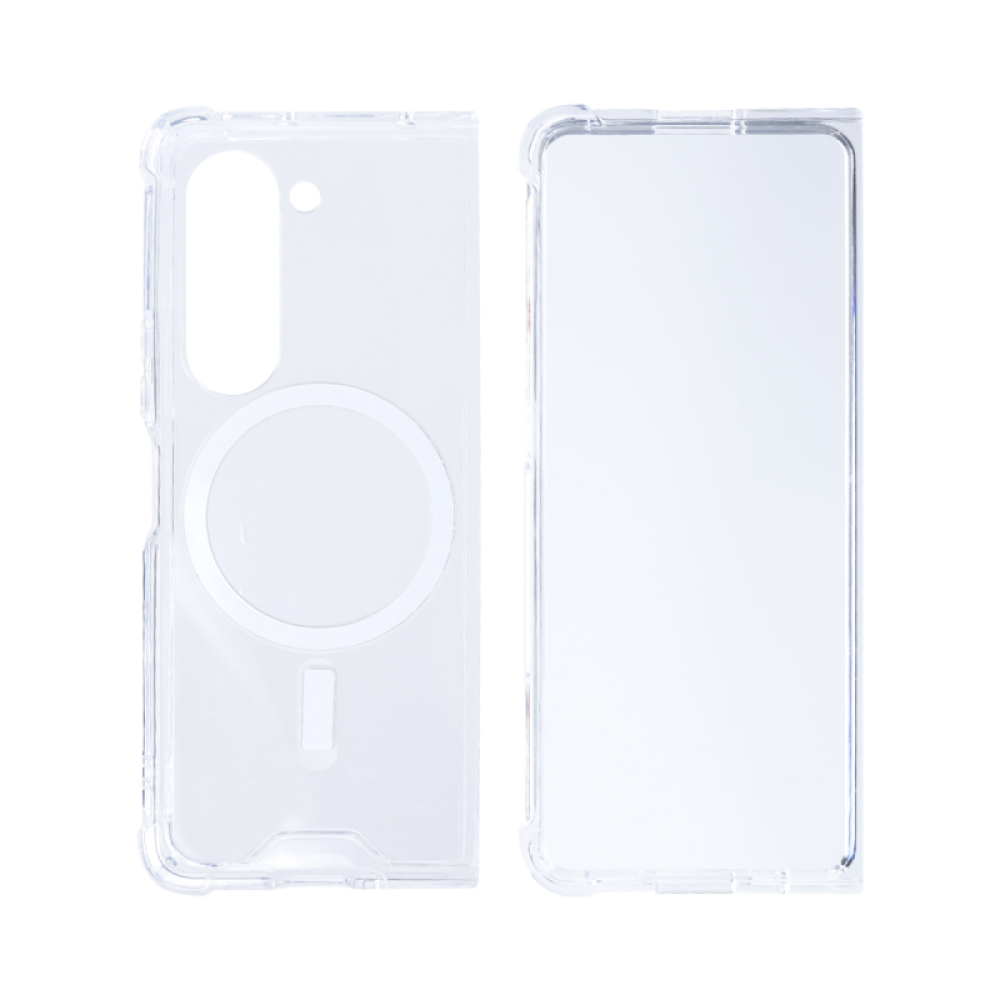 Rixus Magnetic Clear Case TPU For Samsung Galaxy Z Fold5 F946B