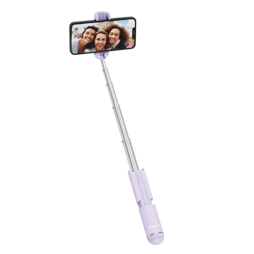 Rixus Mini Integrated Selfie Stick Bluetooth RXSF30P - Purple