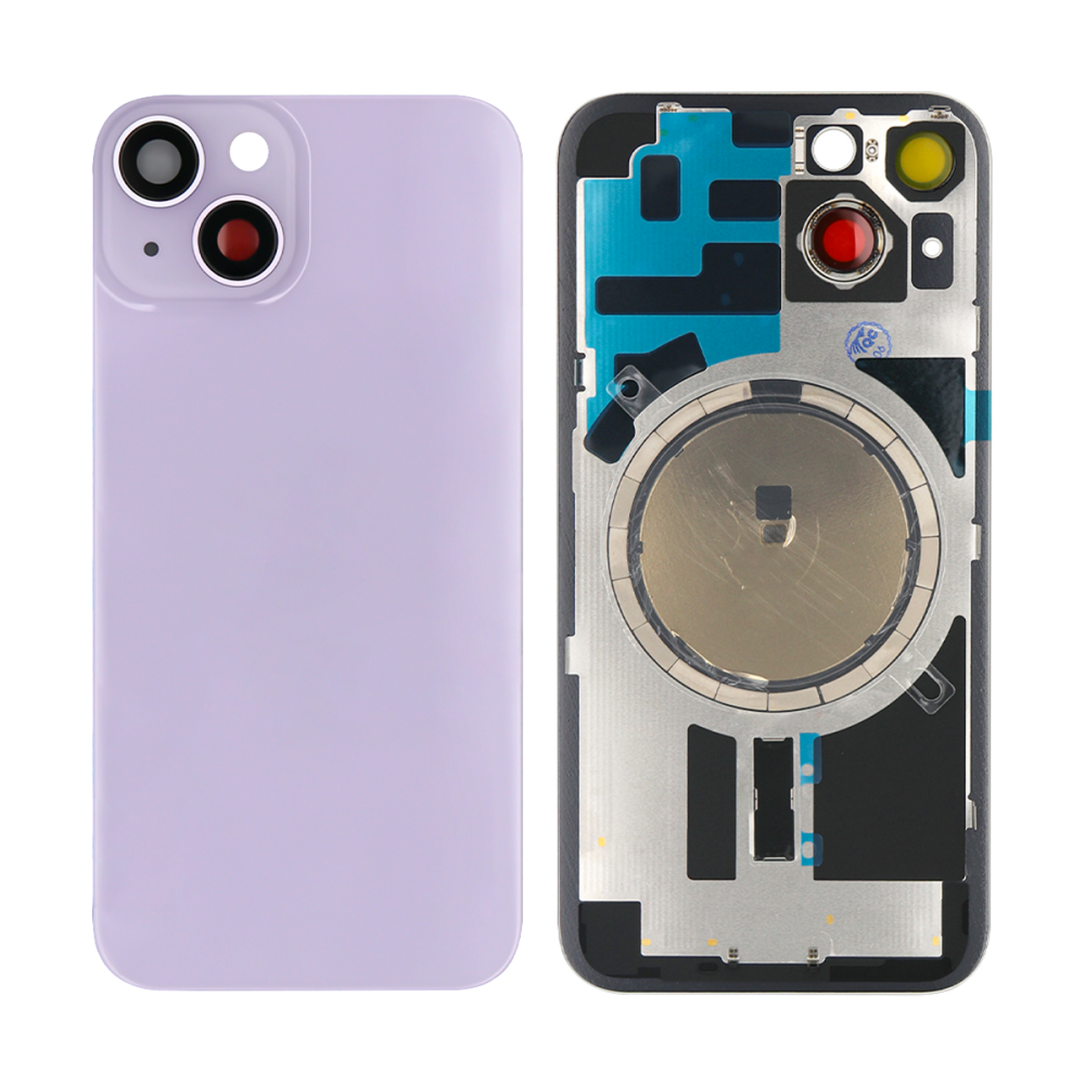 For iPhone 14 Extra Glass Purple (Enlarged Camera Frame)