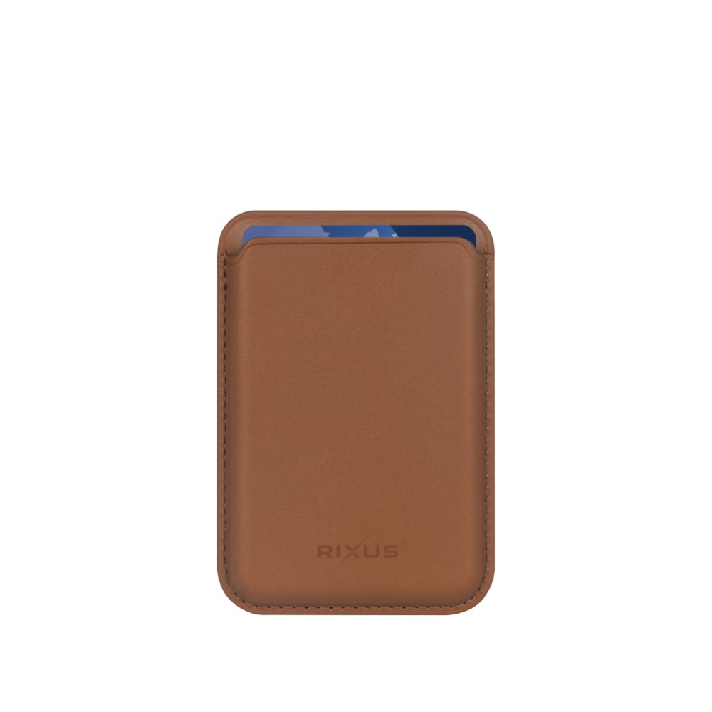 Rixus RXCH10B Card Holder With MagSafe Brown