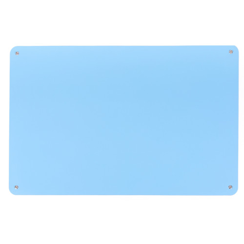Premium ESD rubber table mat with 4x10mm studs 900mm x 610mm Blue (CFT-57567)