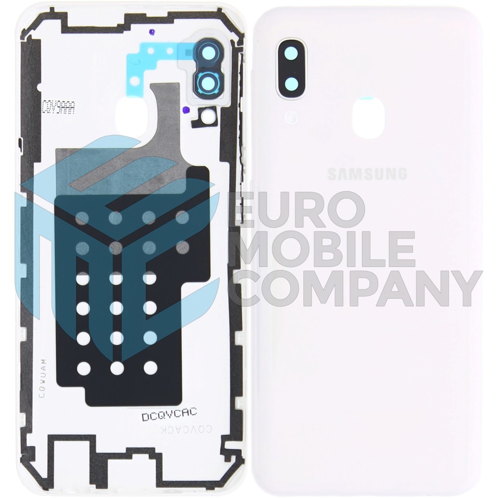 Samsung Galaxy A20e A202F Back Cover White With Lens OEM