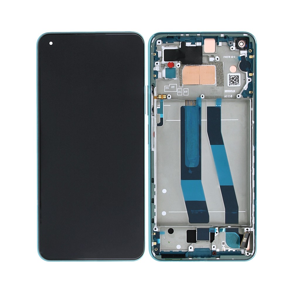 Xiaomi 11 Lite 5G NE (2109119DG) Display Complete + Frame (5600050K9D00) - Bubblegum Blue