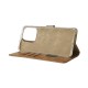 Rixus Bookcase For iPhone 16 Pro Max Light Brown
