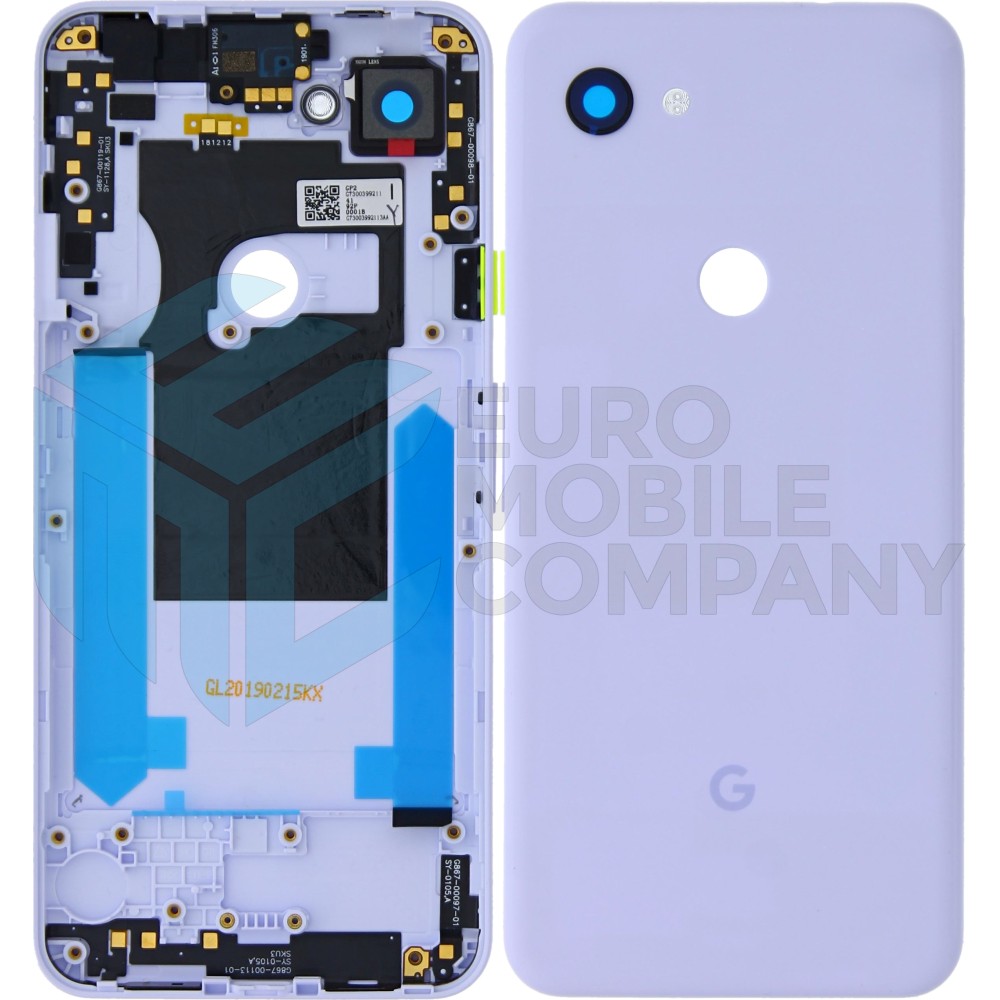 Google Pixel 3A (G020A, G020E) Back Cover Purple-ish With Lens OEM