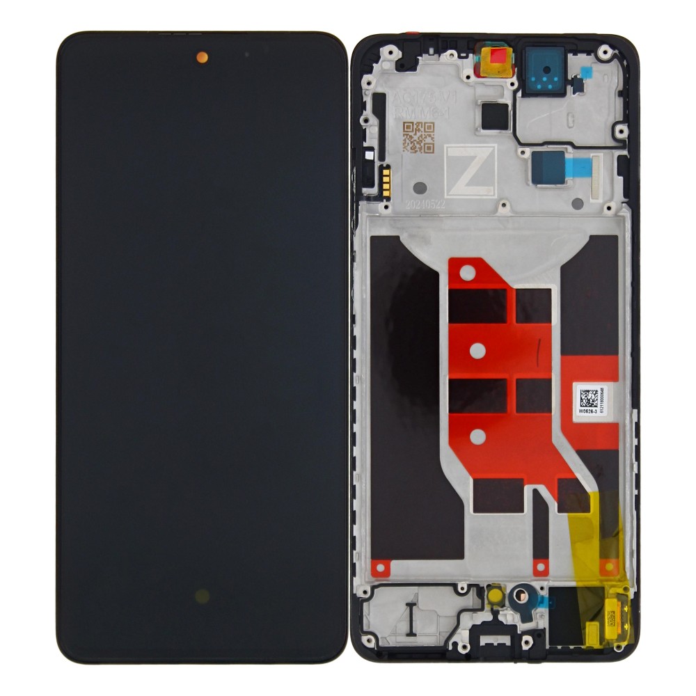 Oppo Reno 12F 5G (CPH2637) Display And Digitizer With Frame Black Service Pack