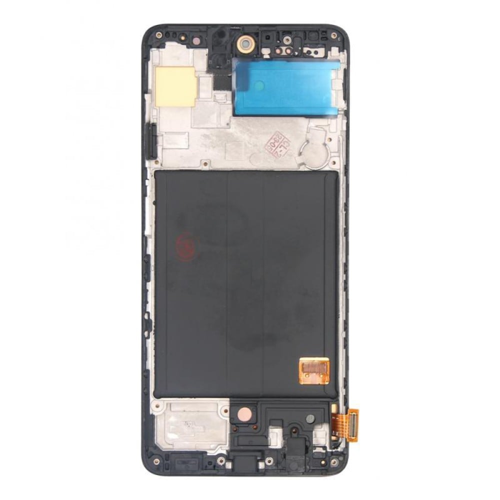 Samsung Galaxy A51 A515F Display And Digitizer With Frame Black Soft-OLED