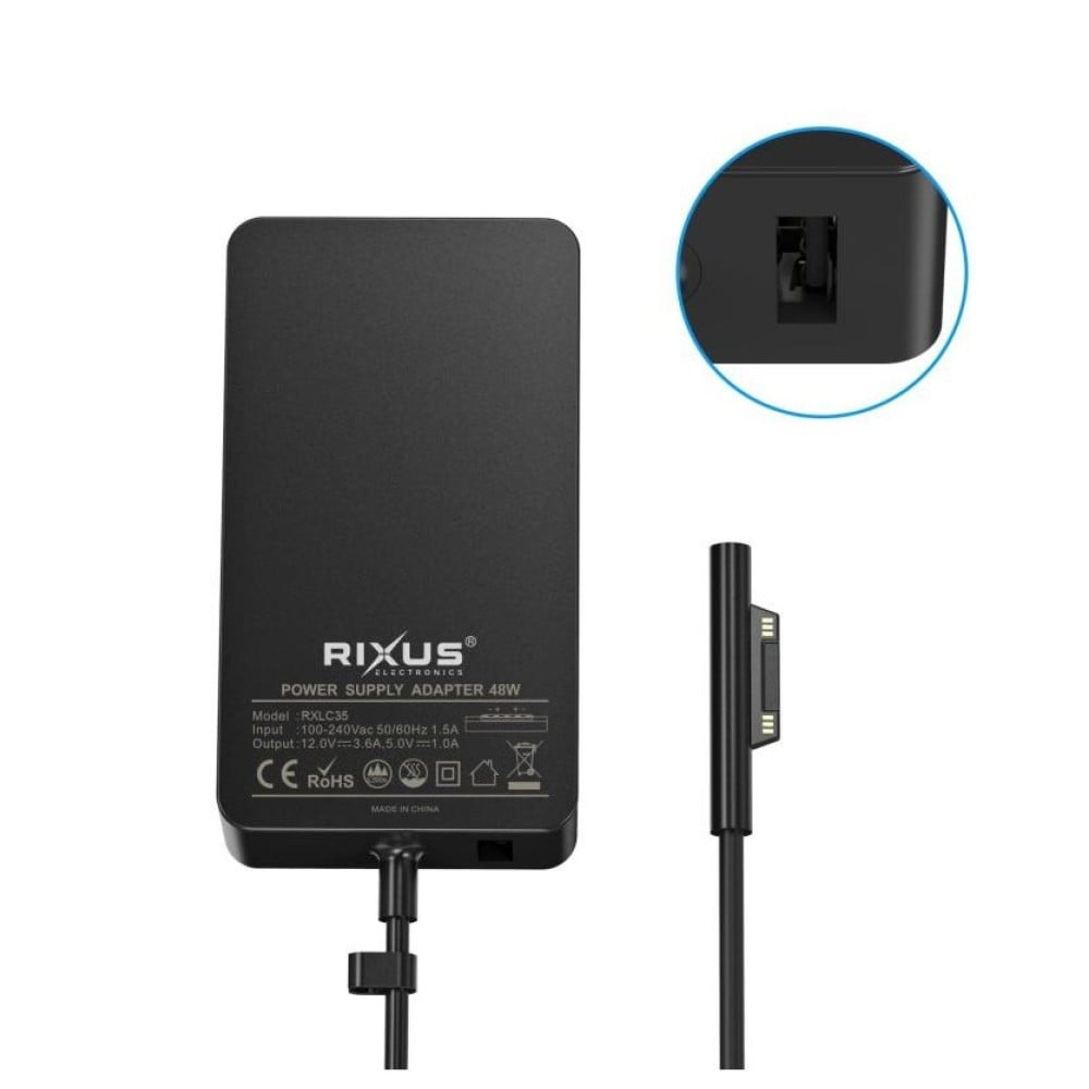 Rixus Microsoft Surface Charger 48W RXLC35