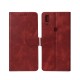 Rixus Bookcase For Samsung Galaxy A20e A202F Dark Red