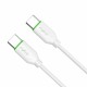 Rixus RX2017 Data Sync And Fast Charge Cable Type-C to Type-C 300CM White