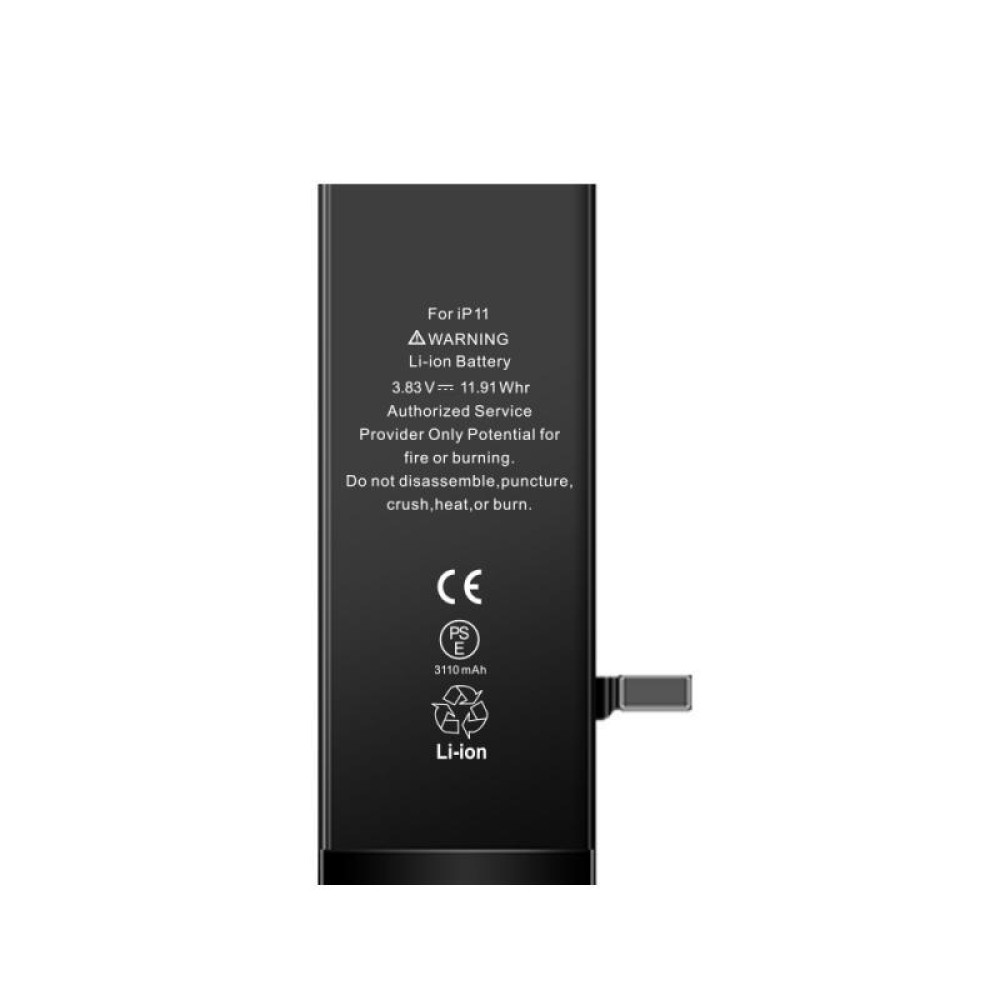 Replacement Battery For iPhone 11 - 3110 mAh (616-00641)