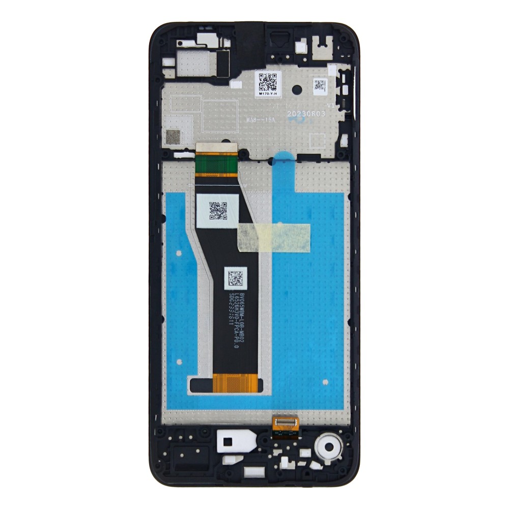 Motorola Moto E13 (XT2345-3) Display And Digitizer Complete With Frame Black Service Pack