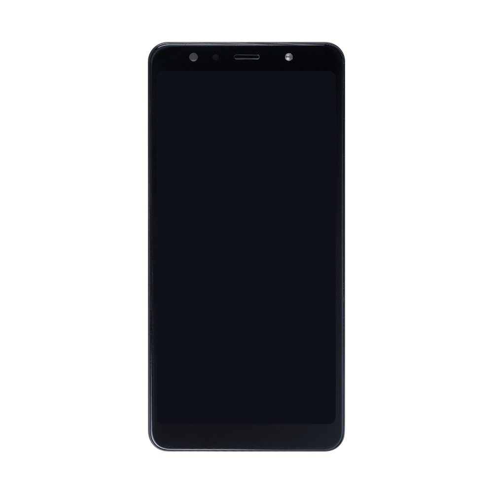 Samsung Galaxy A7 A750F (2018) Display and Digitizer With Frame Black Soft-OLED