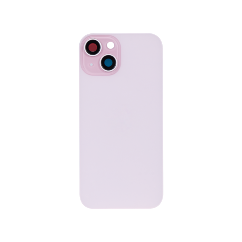 For iPhone 15 Extra Glass Pink (Enlarged Camera Frame) (excl. Logo)