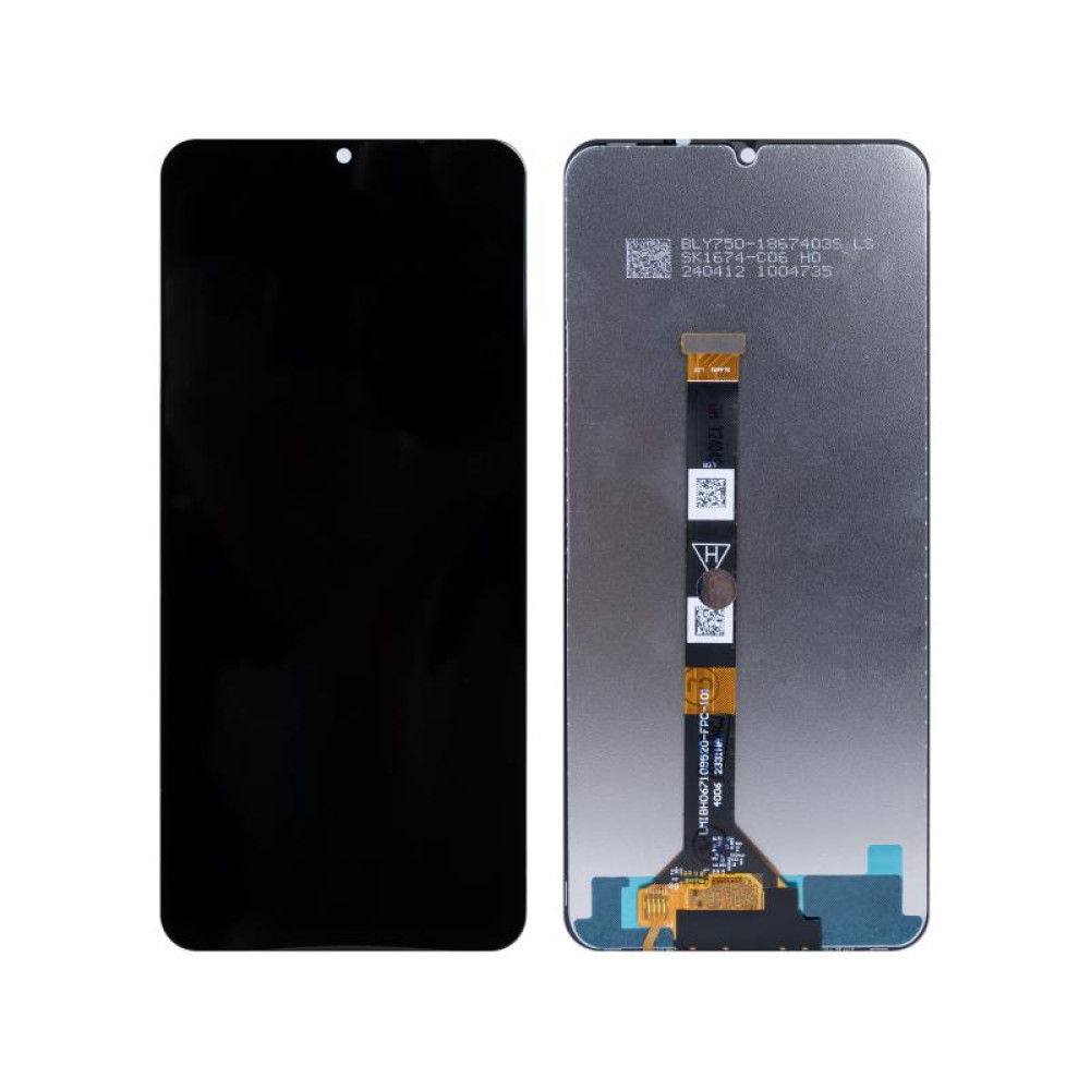 Realme C53 (RMX3760) Display And Digitizer Without Frame Black OEM